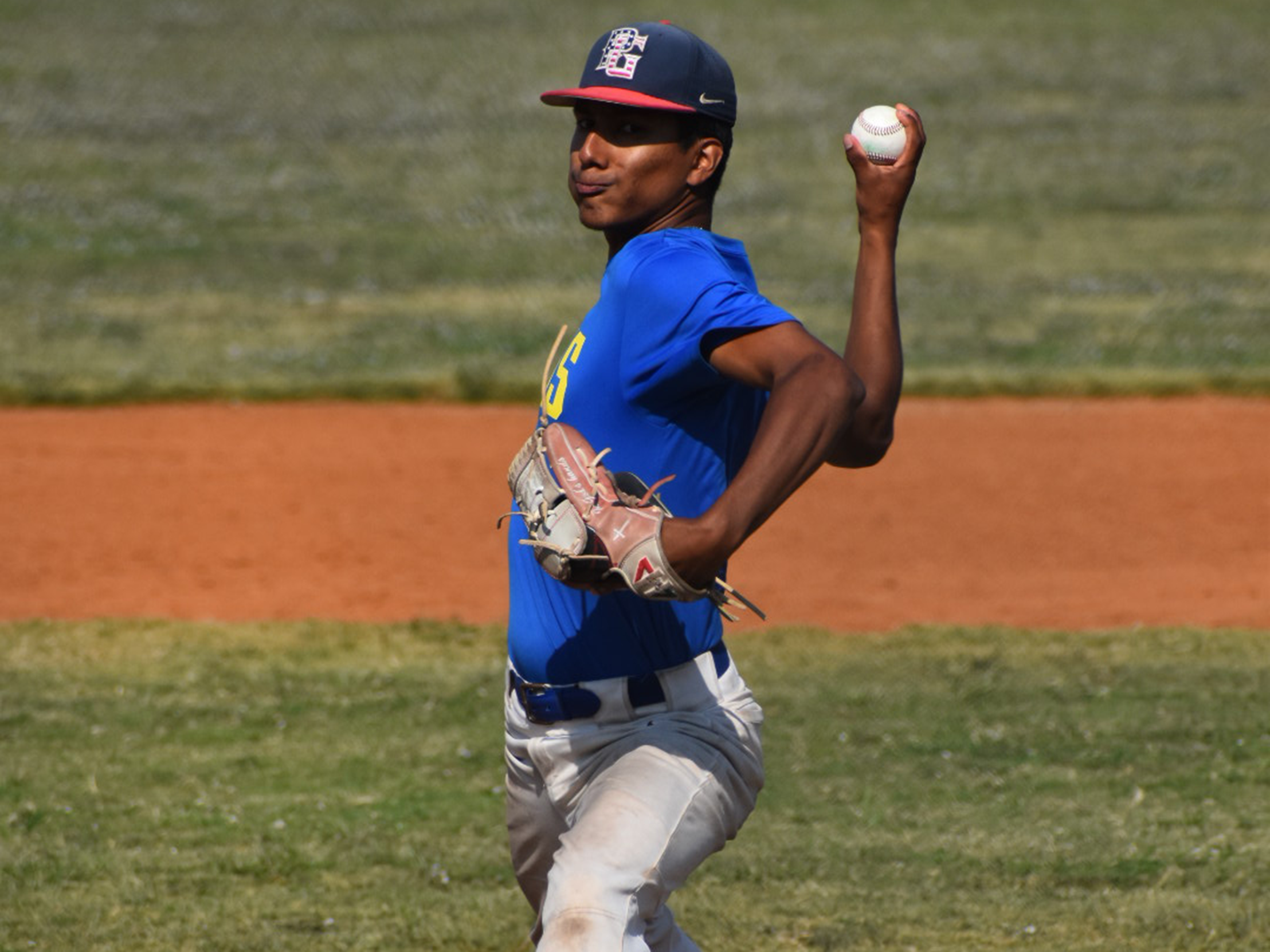 Dallas College Mountain View pitcher fall 2022. 