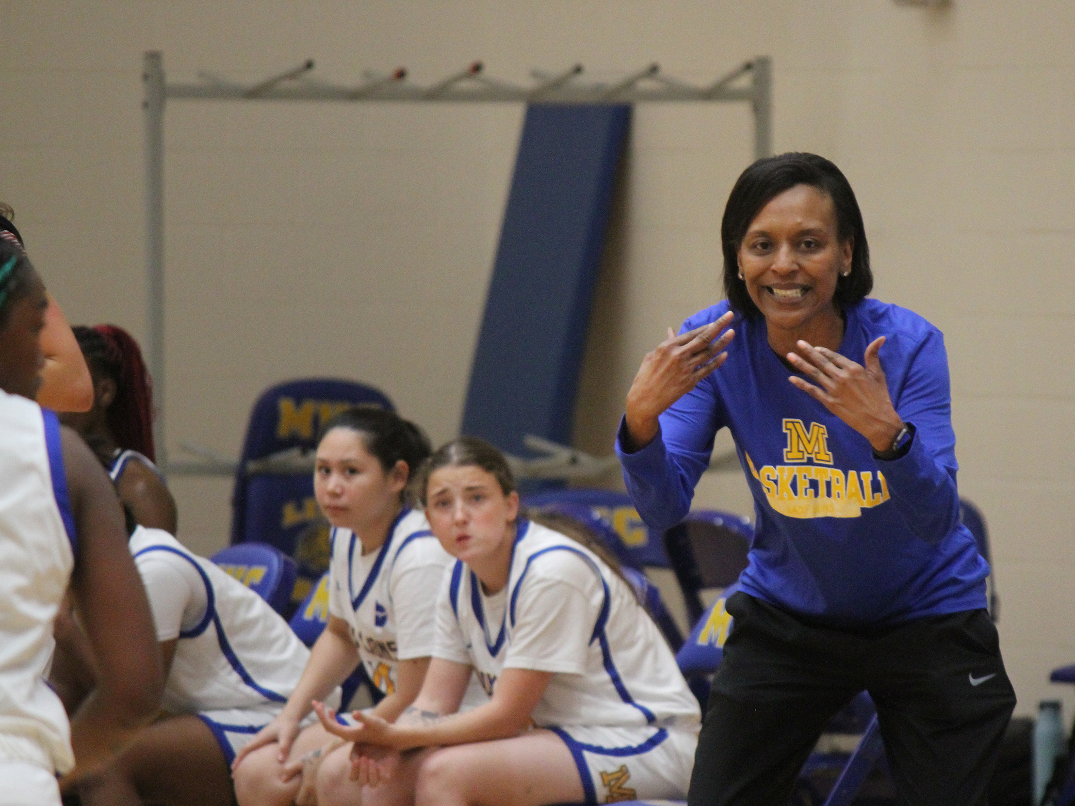 Dallas College Mountain View women's basketball coach Keitha Dickerson. 
